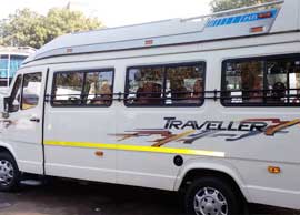 10+1 seater deluxe 1x1 tempo traveller
