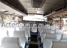 27 seater luxury coach hire for delhi local sightseeing