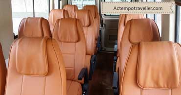9 seater 2x1 luxury tempo traveller hire in delhi