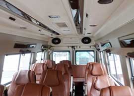 16 seater tempo traveller hire