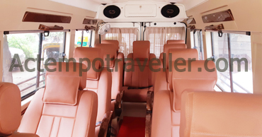 12 seater deluxe 1x1 maharaja tempo traveller