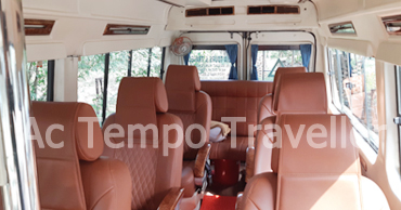 6 1x1 seats with bed deluxe tempo traveller hire in delhi