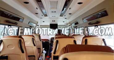 16 seater tempo traveller hire