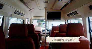 delhi manali tour by 9 seater deluxe 1x1 tempo traveller