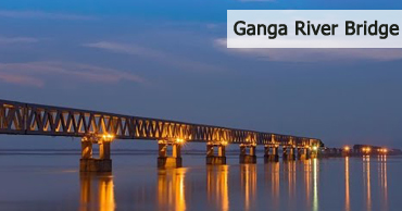 ganga bridge allahabad utter pradesh