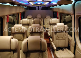 11 seater mercedes benz sprinter imported mini van on rent in delhi