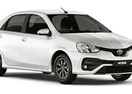 toyota etios car rental delhi